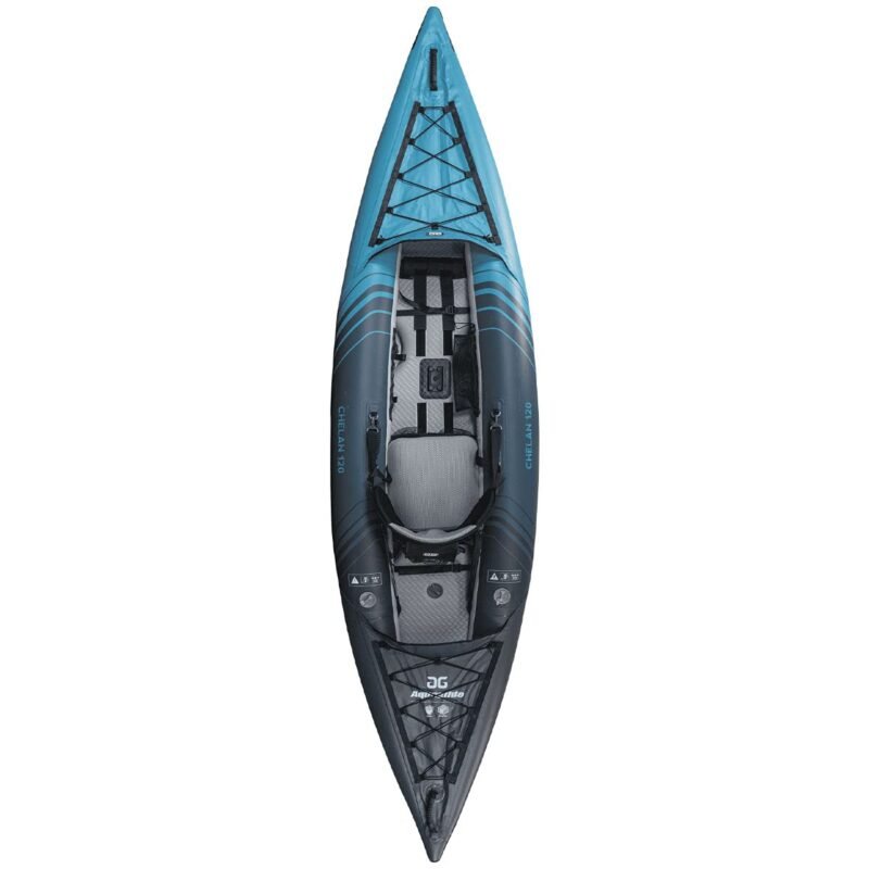 AQUAGLIDE Chelan 155 Inflatable Tandem Kayak – PVC Duratex™ Drop-Stitch Hard-Bottom Performance Touring - Image 5