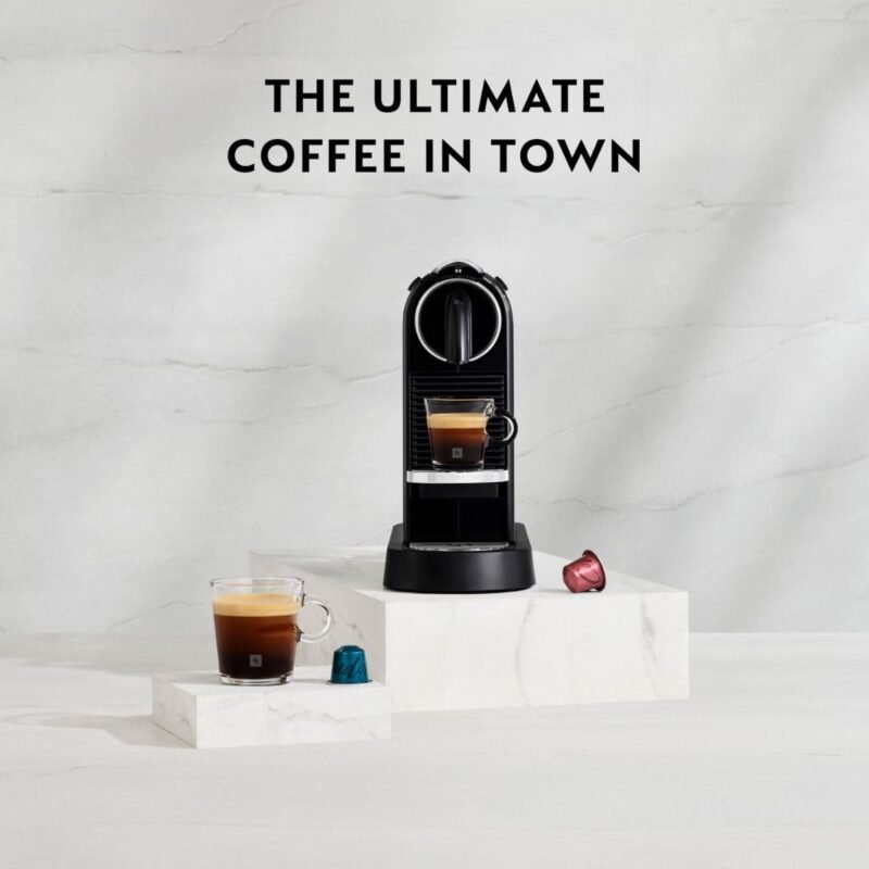 Nespresso Citiz & Milk EN267.BAE – Capsule Espresso Machine with Built-In Aeroccino Milk Frother, 19-Bar Pump & 2 Programmable Buttons (Black) - Image 14