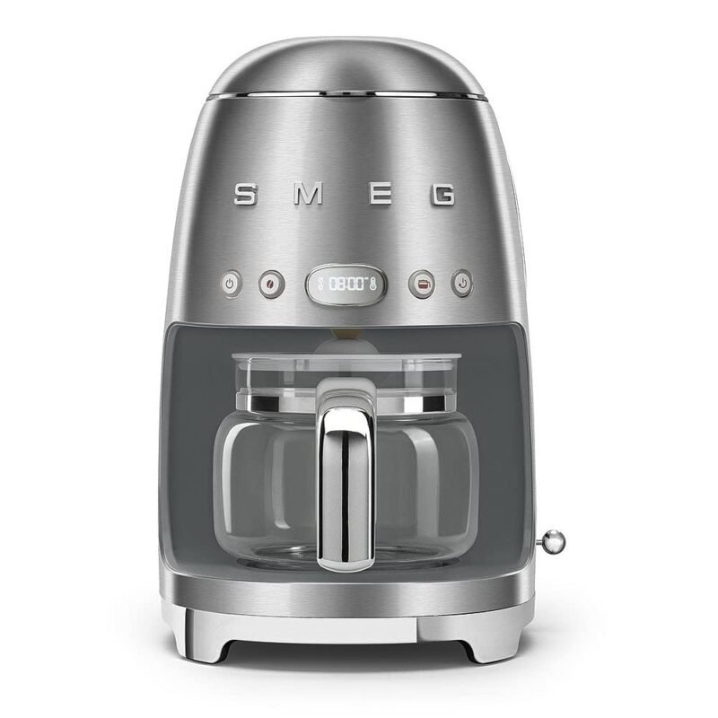 Smeg DCF02CRUK Drip Coffee Maker – 1.4 L, Aroma Selector, Auto-Start Timer, Anti-Drip System, Digital Display, Cream - Image 4