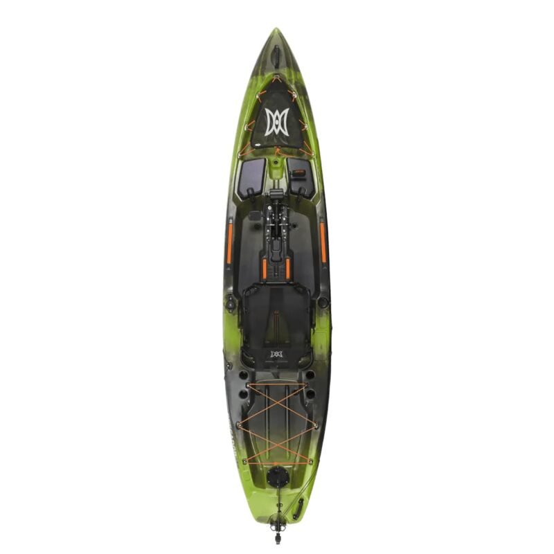 Perception Pescador Pilot 12 Sit-On-Top Fishing Kayak – Pedal Drive, Adjustable Frame Seat & Tackle Storage (12′, Dapper) - Image 13