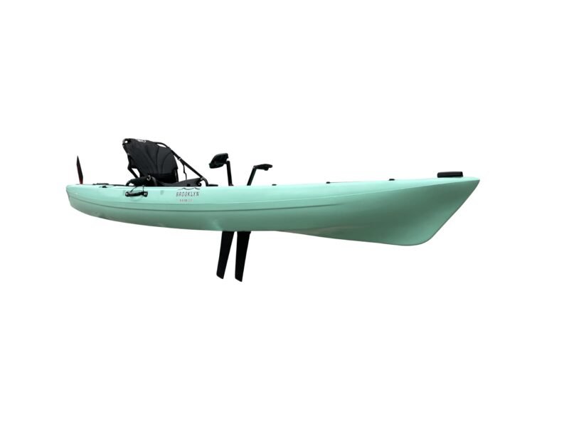 BKC Brooklyn 12.0 Single Pedal 12′ Sit-On-Top Fishing Kayak – High-Speed Pedal Drive, Stable HDPE Hull - Image 13