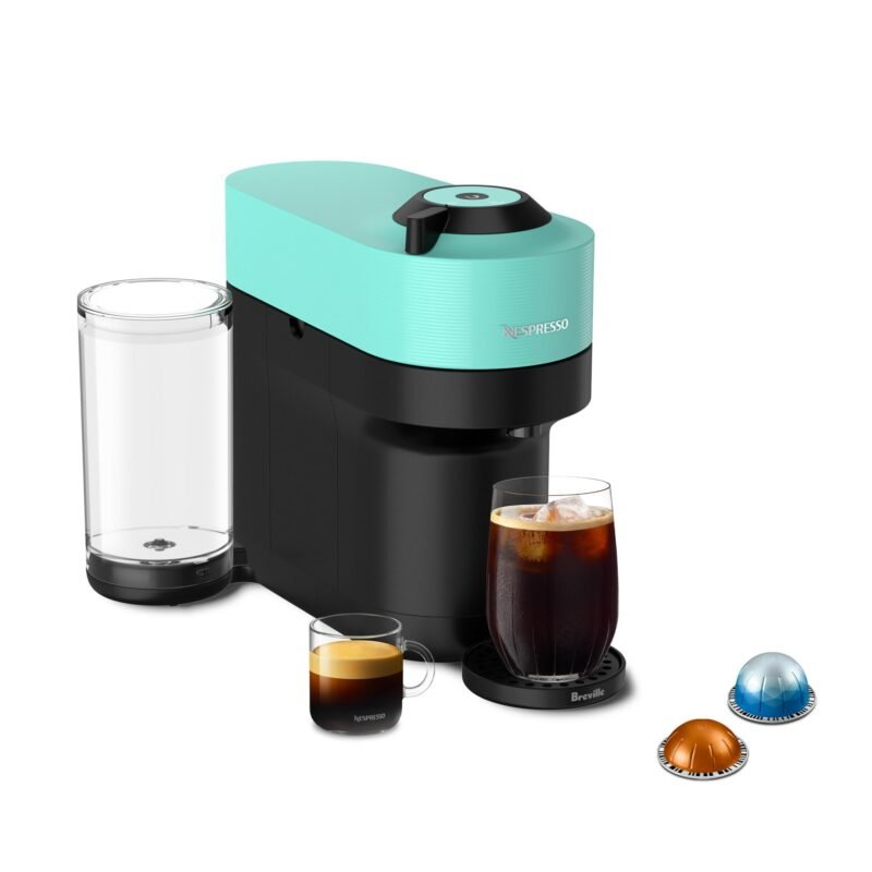 Nespresso Vertuo Pop+ Coffee & Espresso Maker by Breville – Coconut White | 5 Brew Sizes, 0.74L Removable Tank, Compact & Sustainable Design - Image 8