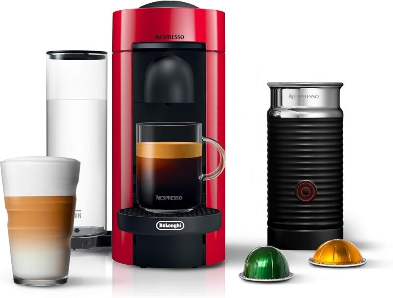 Nespresso VertuoPlus Coffee & Espresso Maker by De'Longhi – Grey | 4 Brew Sizes, 1.18L Removable Tank, Centrifusion Technology - Image 4