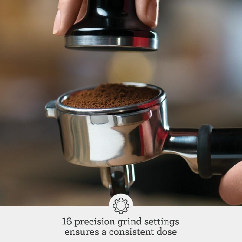 Sage Barista Express Bean to Cup Coffee Machine – Built-in Grinder & Milk Frother, Brushed Stainless Steel Espresso Maker - Image 11