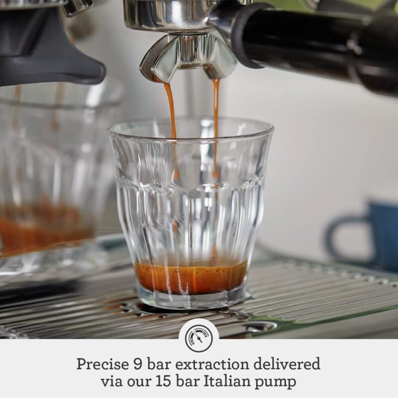 Sage Barista Express Bean to Cup Coffee Machine – Built-in Grinder & Milk Frother, Brushed Stainless Steel Espresso Maker - Image 5