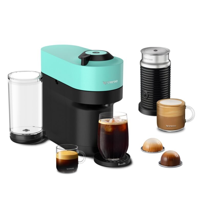 Nespresso Vertuo Pop+ Coffee & Espresso Maker by Breville – Coconut White | 5 Brew Sizes, 0.74L Removable Tank, Compact & Sustainable Design - Image 2
