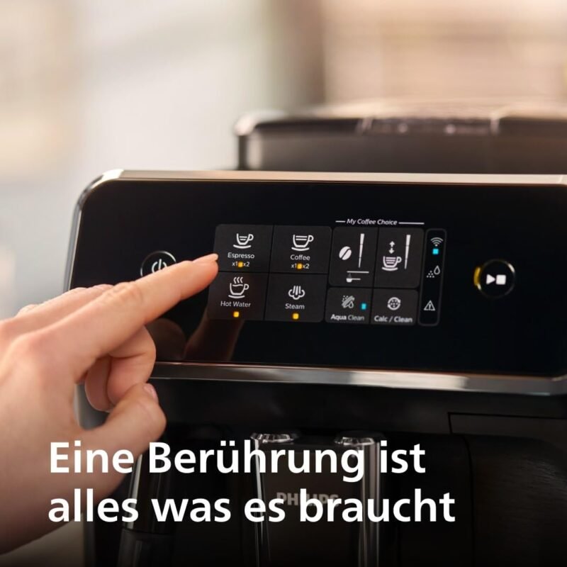 Philips Series 2200 Fully Automatic Espresso Machine with Milk Frother – EP2220/10, Ceramic Grinder, Matt Black - Image 10