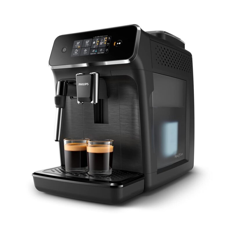 Philips 2200 Series EP2220/10 – Fully Automatic Espresso Machine with Pannarello Frother, Ceramic Grinder & AquaClean Filter (Matte Black) - Image 8