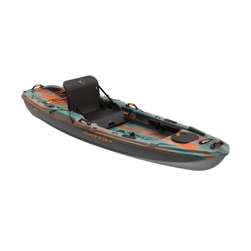 Pelican Catch Classic 120 Angler Fishing Kayak – Polyethylene Sit-On-Top with Gear Rails & Storage - Image 2