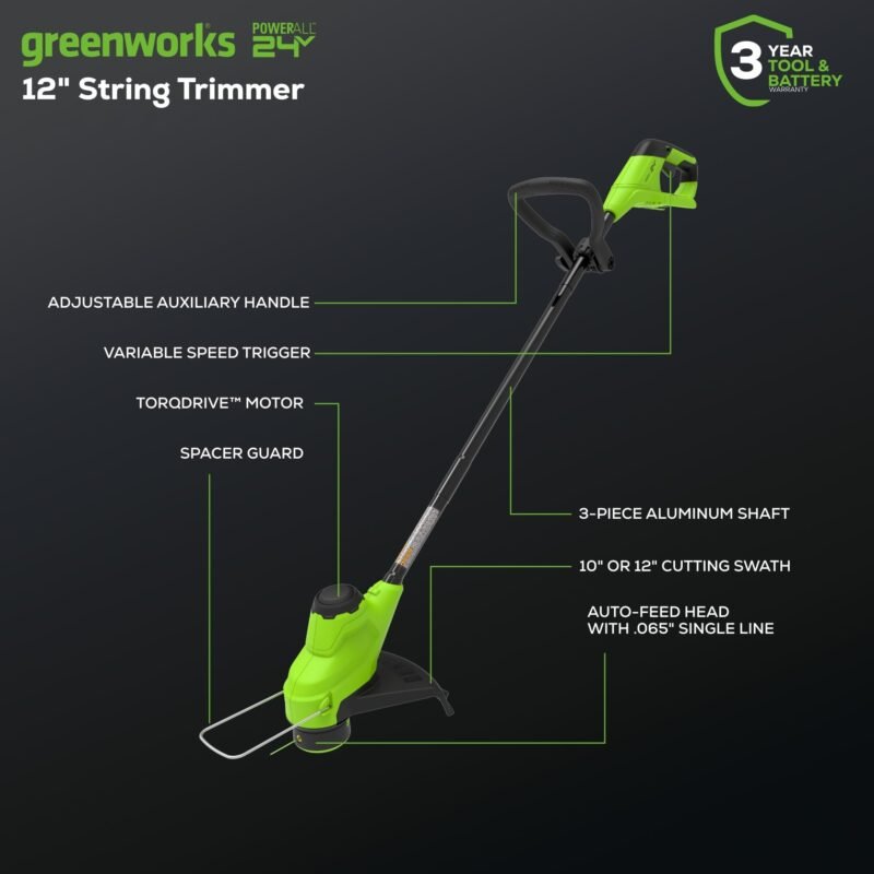 Greenworks 48V Brushless Cordless Push Lawn Mower – 17″ (43 cm) Deck, Dual 4.0 Ah Batteries & Rapid Charger, 45 Min Runtime - Image 22