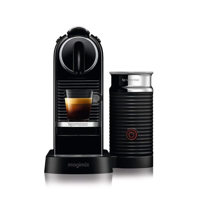 Nespresso Citiz & Milk EN267.BAE – Capsule Espresso Machine with Built-In Aeroccino Milk Frother, 19-Bar Pump & 2 Programmable Buttons (Black) - Image 3