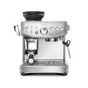 Sage Barista Express Impress – Bean-to-Cup Espresso Machine with 25-Setting Grinder & Milk Frother, Brushed Stainless Steel