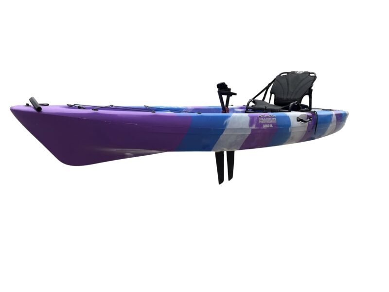 BKC Brooklyn 12.0 Single Pedal 12′ Sit-On-Top Fishing Kayak – High-Speed Pedal Drive, Stable HDPE Hull
