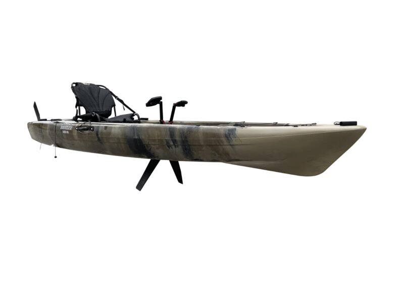 BKC Brooklyn 12.0 Single Pedal 12′ Sit-On-Top Fishing Kayak – High-Speed Pedal Drive, Stable HDPE Hull - Image 3