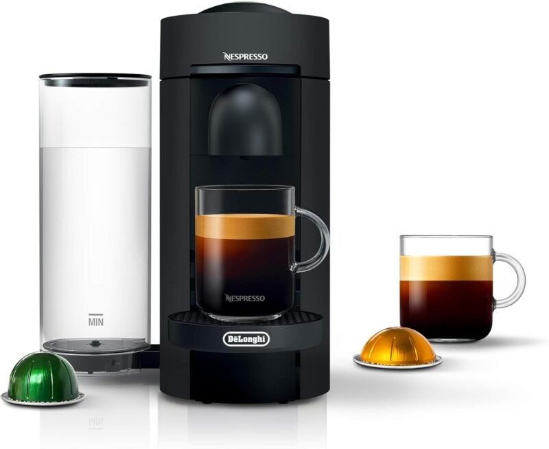 Nespresso VertuoPlus Coffee & Espresso Maker by De'Longhi – Grey | 4 Brew Sizes, 1.18L Removable Tank, Centrifusion Technology - Image 7
