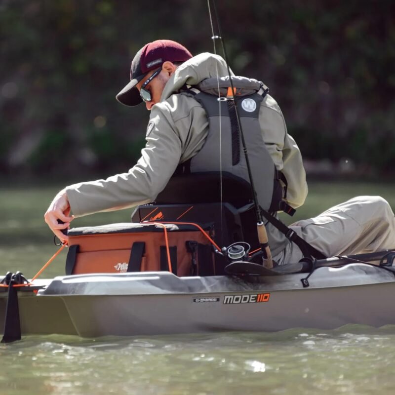 Pelican Catch Mode 110 Premium Angler Kayak – 10 ft 8 in Sit-On-Top with ERGOBOOST™ Seat & Tunnel Hull (Granite) - Image 21