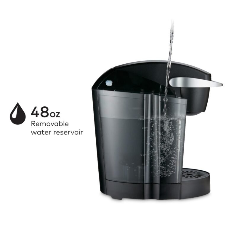 Keurig K-Classic Single Serve Coffee Maker – Programmable Drip Machine for K-Cup Pods, 3 Brew Sizes (6–10 oz / 177–296 ml), 48oz (1.42 L) Removable Reservoir, Auto-Off, Black - Image 8