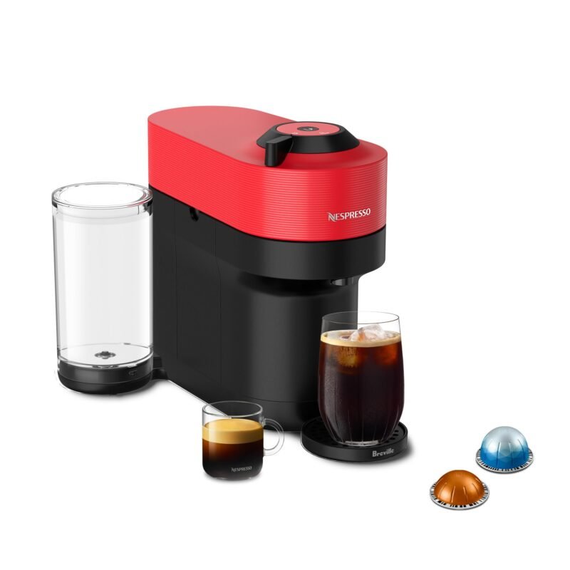Nespresso Vertuo Pop+ Coffee & Espresso Maker by Breville – Coconut White | 5 Brew Sizes, 0.74L Removable Tank, Compact & Sustainable Design - Image 3