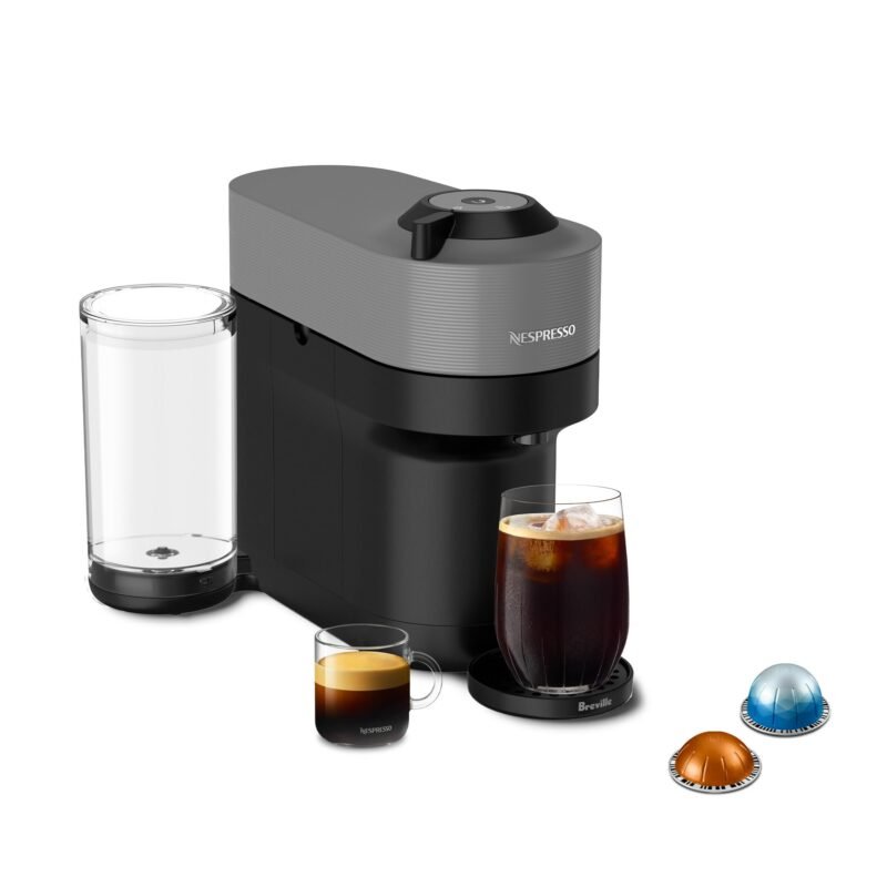Nespresso Vertuo Pop+ Coffee & Espresso Maker by Breville – Coconut White | 5 Brew Sizes, 0.74L Removable Tank, Compact & Sustainable Design - Image 4