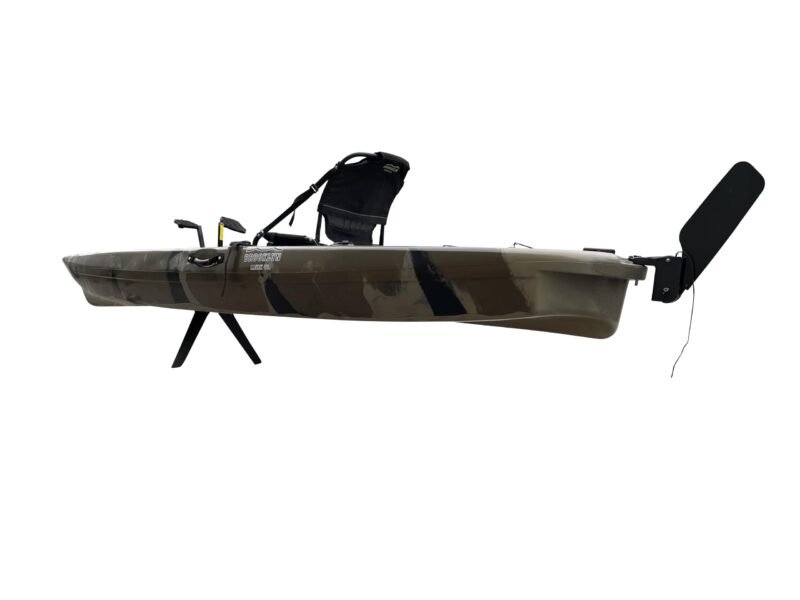 BKC Brooklyn 12.0 Single Pedal 12′ Sit-On-Top Fishing Kayak – High-Speed Pedal Drive, Stable HDPE Hull - Image 17