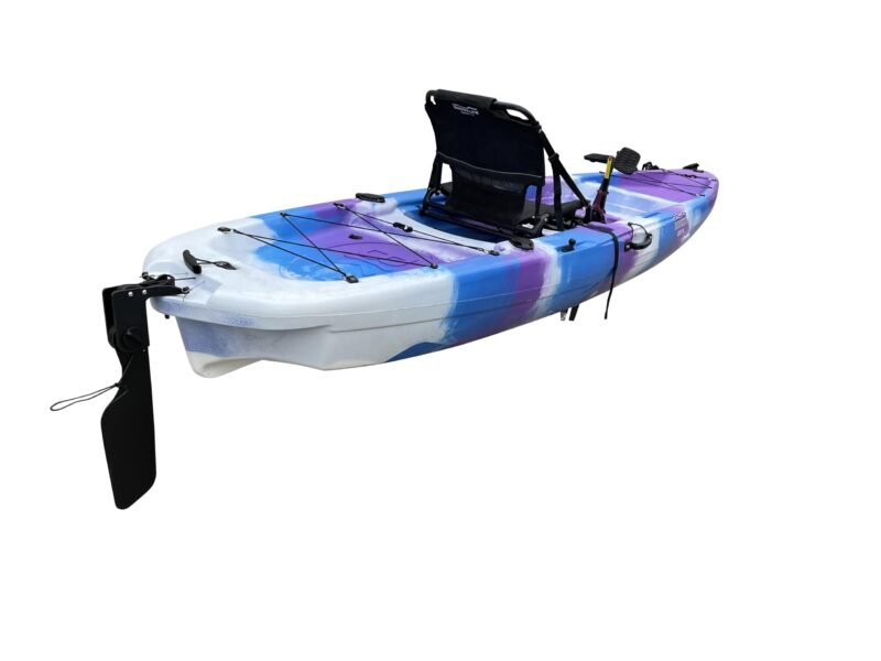 BKC Brooklyn 12.0 Single Pedal 12′ Sit-On-Top Fishing Kayak – High-Speed Pedal Drive, Stable HDPE Hull - Image 9
