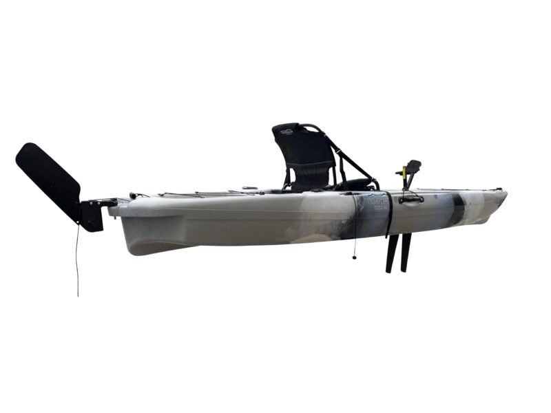BKC Brooklyn 12.0 Single Pedal 12′ Sit-On-Top Fishing Kayak – High-Speed Pedal Drive, Stable HDPE Hull - Image 24