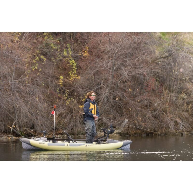 Advanced Elements StraitEdge Angler – 10’6″ Inflatable Fishing Kayak with AirFrame PRO Seat & Accessory Frame System - Image 6