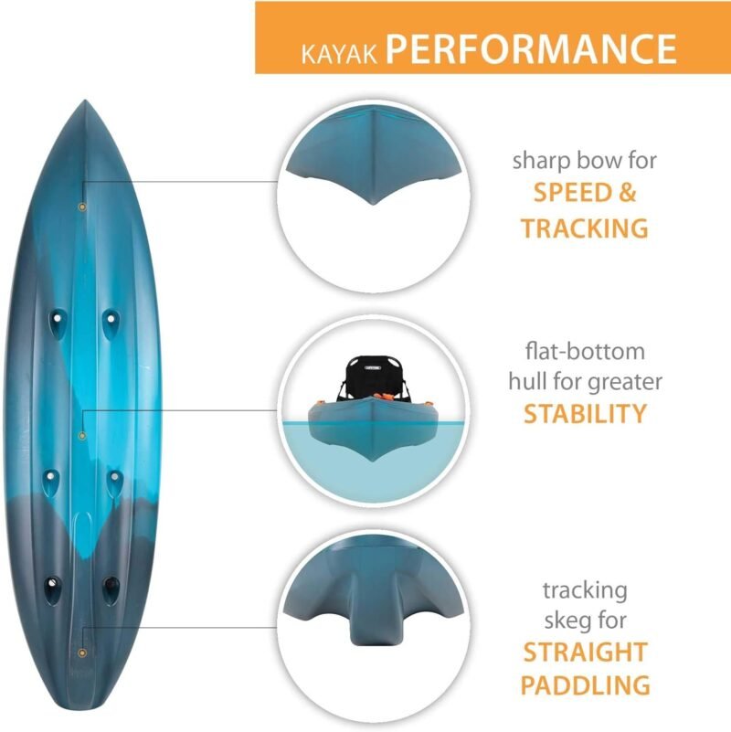 Lifetime Tamarack Pro 103 Sit-On-Top Fishing Kayak – 10 ft 3 in, Lightning Fusion, 300 lb Capacity - Image 3