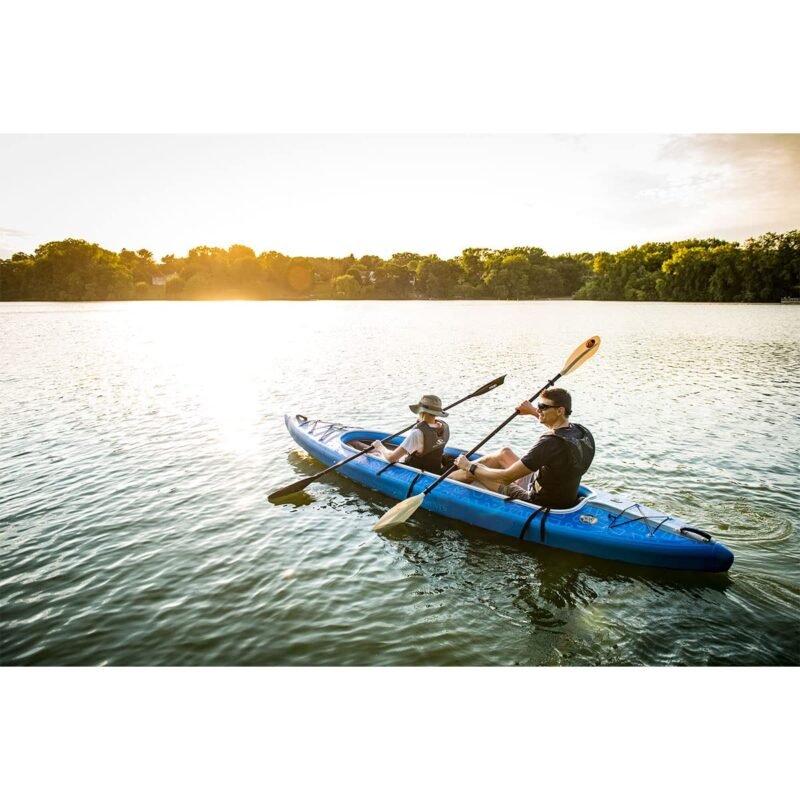 Advanced Elements AirVolution2™ 12′ Tandem Drop-Stitch Inflatable Kayak – Blue with Carry Bag - Image 10