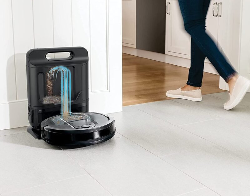 Shark Matrix Plus 2-in-1 Robot Vacuum & Mop with Sonic Mopping, Matrix Clean Navigation, Self-Empty HEPA Base, Precision Mapping, CleanEdge Technology, Pet Hair Removal, WiFi/App Control, RV2610WA - Image 22