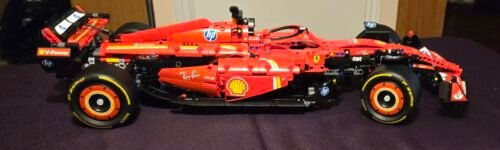 LEGO Technic Ferrari SF-24 F1 Car Model Kit 42207 – 1:8 Scale Buildable Set for Adults with V6 Engine, Gearbox & Adjustable Spoiler – Collectible F1 Display Gift for Racing Fans – 1,362 Pieces photo review