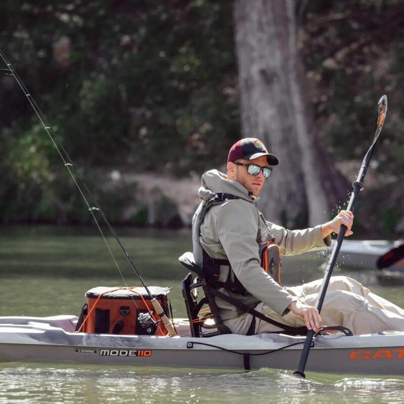Pelican Catch Mode 110 Premium Angler Kayak – 10 ft 8 in Sit-On-Top with ERGOBOOST™ Seat & Tunnel Hull (Granite) - Image 19