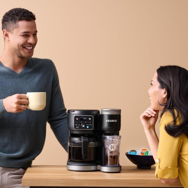Keurig K-Duo Gen 2 Hot & Iced Coffee Maker – Single Serve & 12-Cup Carafe Brewer with MultiStream Technology, 72oz Reservoir, Programmable Auto Brew, Black - Image 19