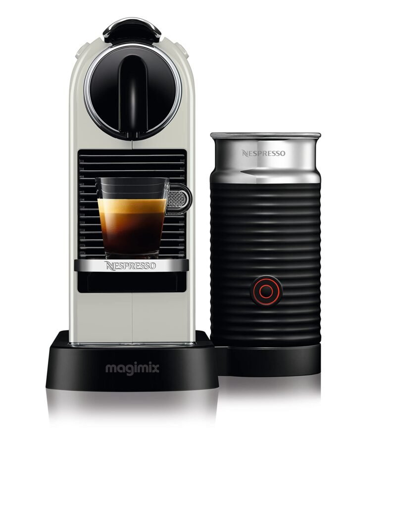 Nespresso CitiZ & Milk EN267.WAE – 19-Bar Capsule Espresso & Cappuccino Maker with Built-In Aeroccino3, 2 Cup Sizes, Welcome Set (White) - Image 10