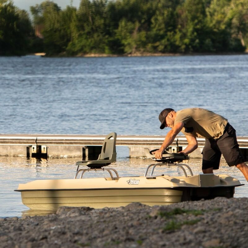 Pelican Bass Raider 10E 10.2 ft Angler Fishing Boat – RAM-X™ Hull, Pre-Wired, 600 lb Capacity - Image 5