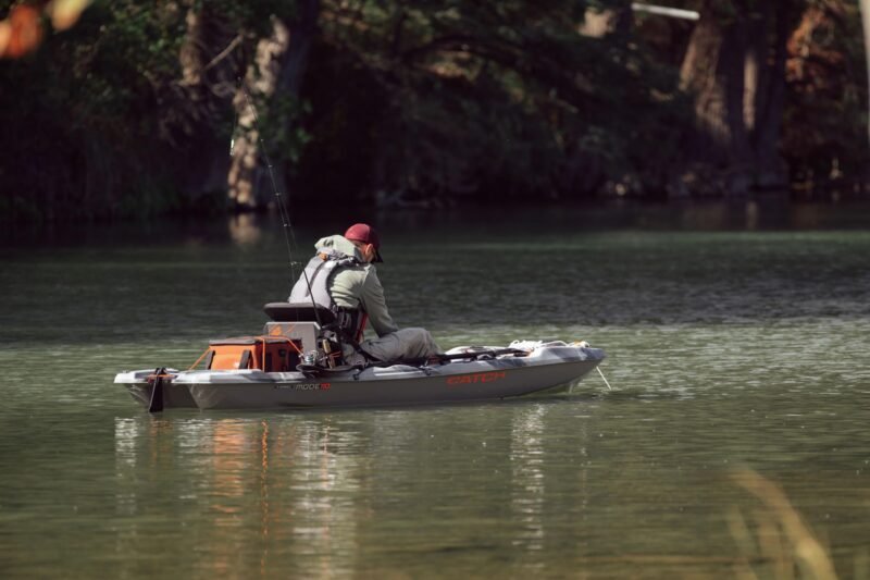 Pelican Catch Mode 110 Premium Angler Kayak – 10 ft 8 in Sit-On-Top with ERGOBOOST™ Seat & Tunnel Hull (Granite) - Image 23