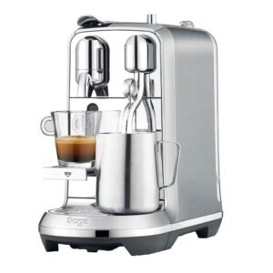 Sage Nespresso Creatista Plus BNE800 – Capsule Espresso Machine with Automatic Steam Wand, 3 Sec Heat-Up, 8 Froth & 11 Temp Settings, Brushed Stainless Steel