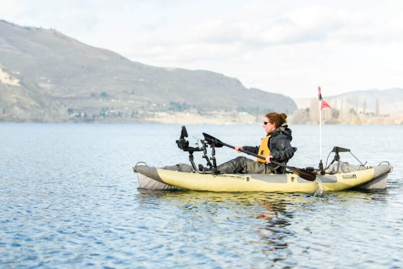 Advanced Elements StraitEdge Angler – 10’6″ Inflatable Fishing Kayak with AirFrame PRO Seat & Accessory Frame System - Image 7