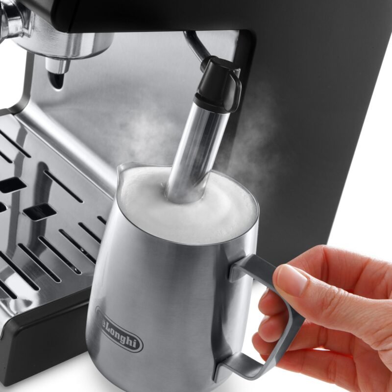 De’Longhi ECP35.31 Barista Pump Espresso Machine – Traditional Coffee & Cappuccino Maker with Adjustable Milk Frother, 1 L Water Tank (Black) - Image 13