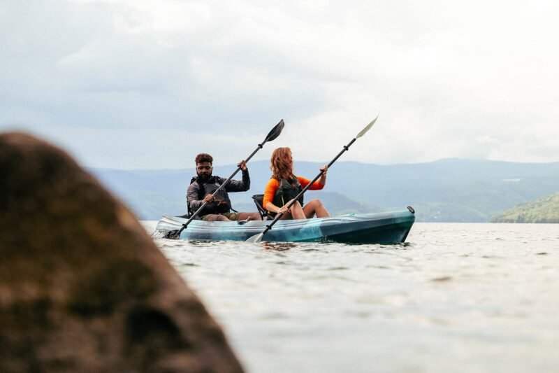 Perception Tribe 13.5 Sit on Top Tandem Kayak for All-Around Fun Large Rear Storage with Tie Downs - Image 21