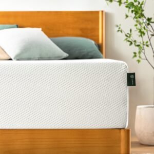 Zinus Set: 6 Inch Green Tea Memory Foam Mattress [New Version], Queen + ABEL 14 Inch Platform Bed Frame, Steel Slat Support, Eco Friendly WonderBox(TM) Packaging, Queen