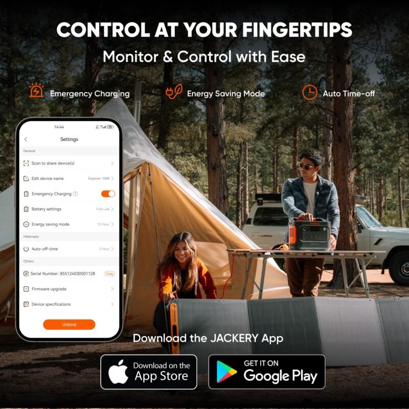 Jackery Explorer 1000 V2 Portable Power Station – 1070Wh LiFePO4 Solar Generator | 1500W AC & 100W USB-C Fast Charge for Camping & Emergency - Image 28
