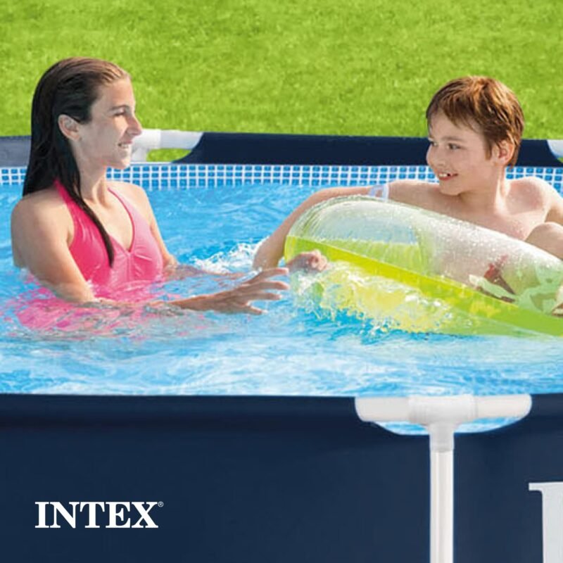 Intex 28211EH Metal Frame Pool Set – 12ft (3.66m) x 30in (76cm) Round Above Ground Swimming Pool with 530 GPH Pump – 1,718 Gallon (6,504L) Capacity – 3-Ply Puncture-Resistant PVC – Rust-Resistant Frame - Image 17