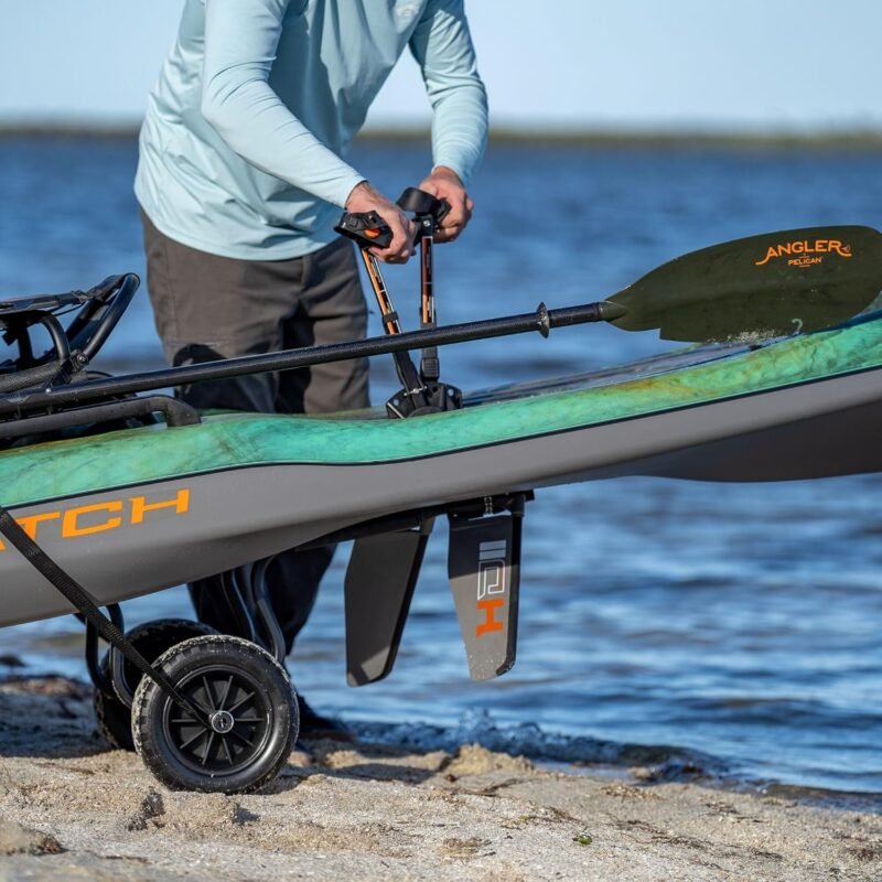 Pelican Catch Kicker 110 HDII Pedal Drive Fishing Kayak – 11 ft Sit-On-Top with HyDryve II & ErgoBoost Seat (Amazonia) - Image 5
