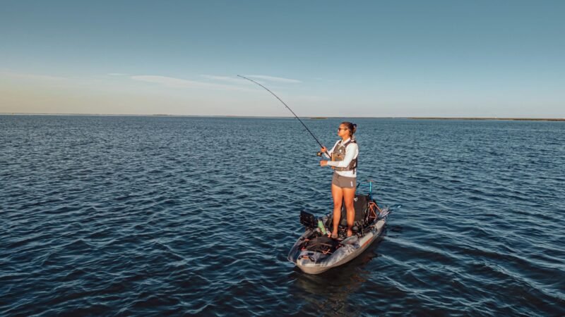 Pelican Catch Mode 110 Premium Angler Kayak – 10 ft 8 in Sit-On-Top with ERGOBOOST™ Seat & Tunnel Hull (Granite) - Image 7