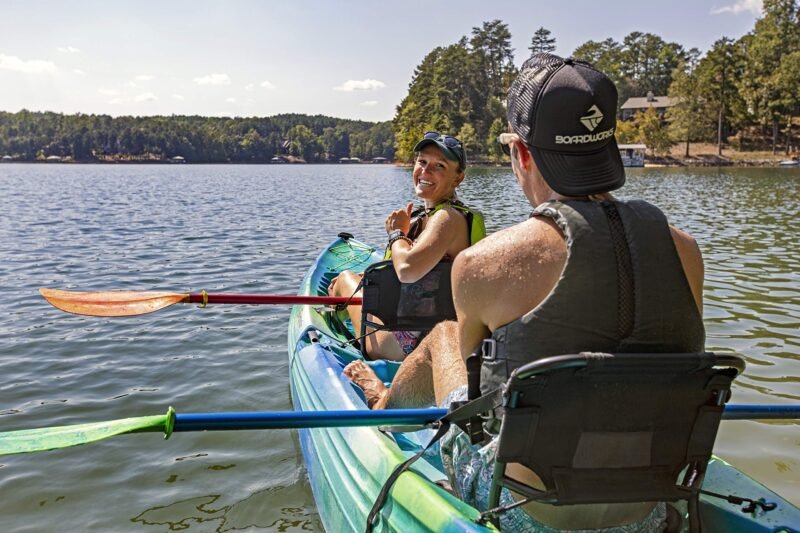 Perception Tribe 13.5 Sit on Top Tandem Kayak for All-Around Fun Large Rear Storage with Tie Downs - Image 5