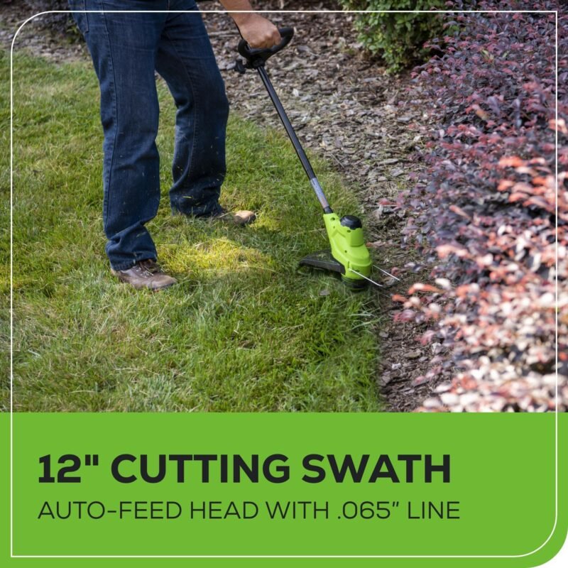 Greenworks 48V Brushless Cordless Push Lawn Mower – 17″ (43 cm) Deck, Dual 4.0 Ah Batteries & Rapid Charger, 45 Min Runtime - Image 87